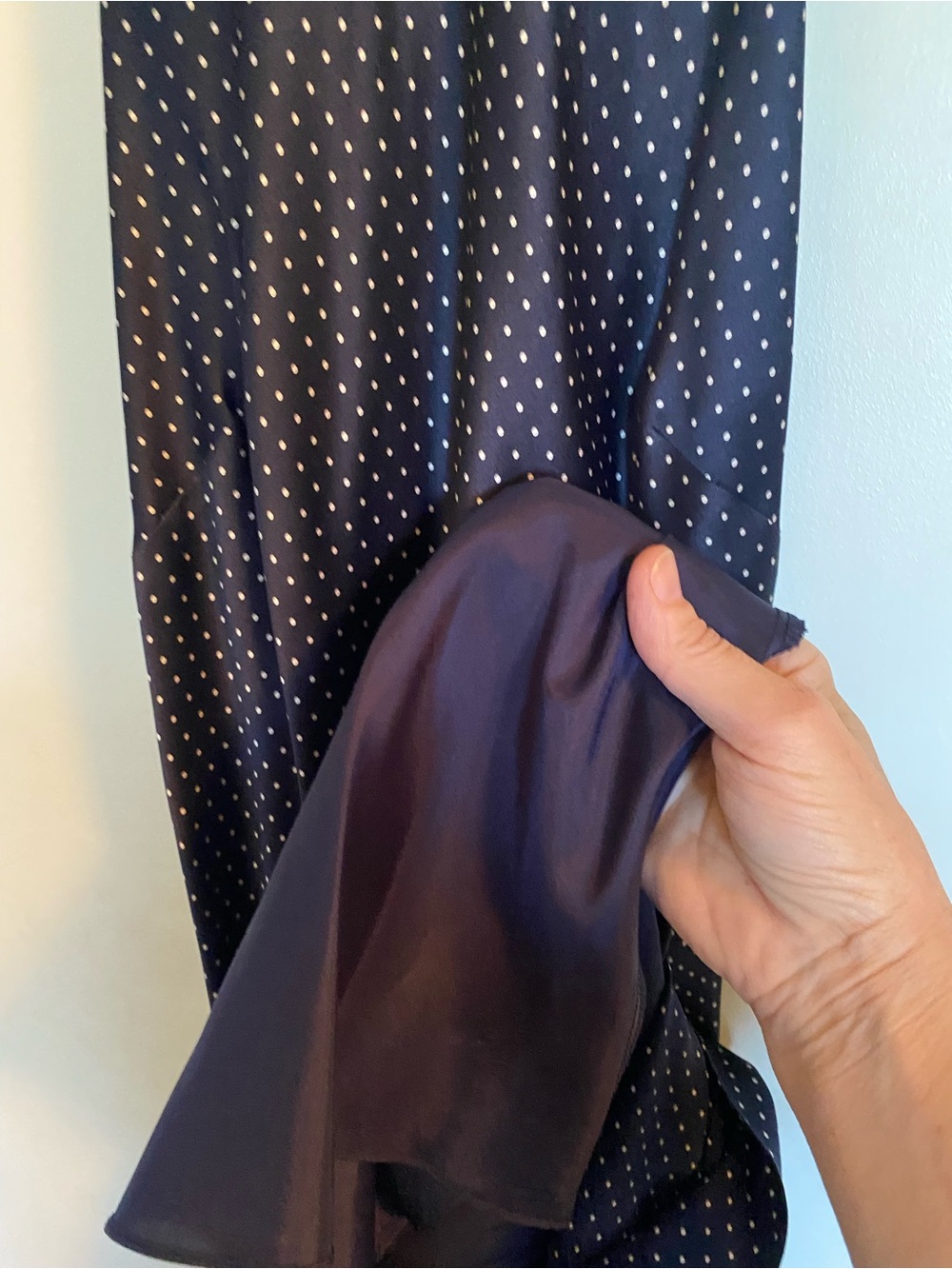 Ralph Lauren Silk Dress Polka-Dots Women’s 8 - Picture 5 of 7